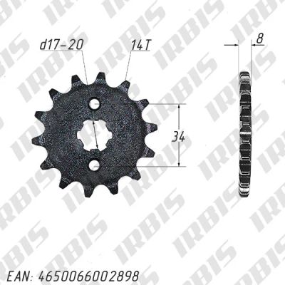 Лот: 11219342. Фото: 1. Звезда ведущая (530-14T) 157FMI... Запчасти
