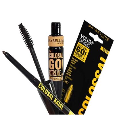 Лот: 9075439. Фото: 1. Тушь Maybelline черная+карандаш... Макияж