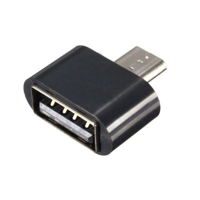 Лот: 8618577. Фото: 1. OTG USB-microUSB переходник коротыш... Дата-кабели, переходники