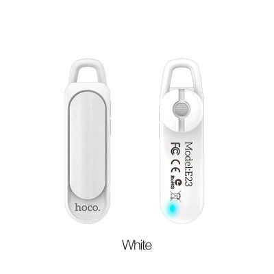 Лот: 16474595. Фото: 1. Гарнитура Bluetooth Hoco E23 white... Наушники, гарнитуры