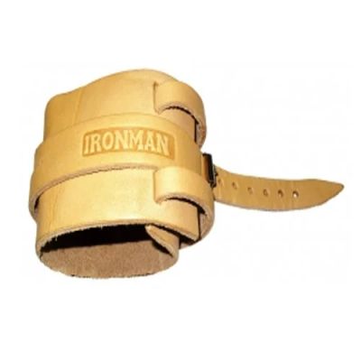 Лот: 10584585. Фото: 1. Напульсник кожаный №1 Ironman... Спортивное питание, витамины