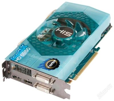 Лот: 2141390. Фото: 1. pci-e his iceq hd 6850 1024mb... Видеокарты