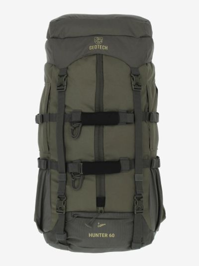 Лот: 23059158. Фото: 1. Рюкзак Geotech Hunter, 60 л, Зеленый. Инструмент и аксессуары для туризма