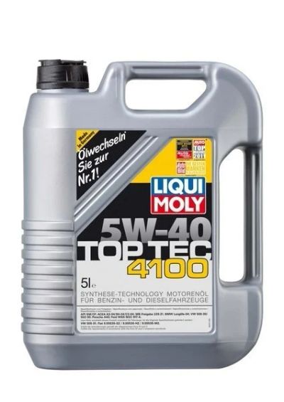 Лот: 12904718. Фото: 1. Liqui Moly Top Tec 4100 5W-40... Масла, жидкости