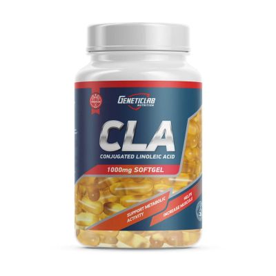 Лот: 10183432. Фото: 1. Genetic Lab CLA 1000мг/60 гелевых... Спортивное питание, витамины