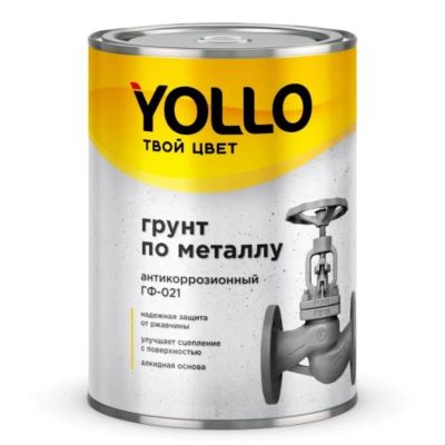 Лот: 24084903. Фото: 1. Грунтовка алкидная, Yollo, ГФ-21... Краски, лаки, растворитель