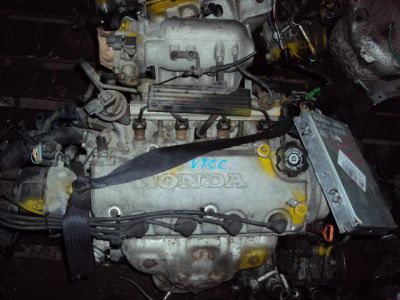 Лот: 5208982. Фото: 1. Двигатель D16A VTEC контрактный... Двигатель и элементы двигателя