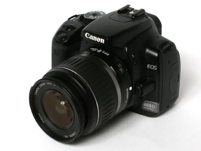 Лот: 3142734. Фото: 1. Canon 400D +подарочки! (Флешка... Цифровые зеркальные