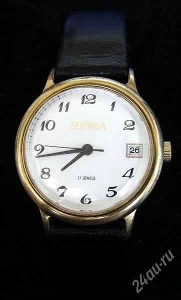 Лот: 1160637. Фото: 1. Часы Sekonda с календарем, СССР. Оригинальные наручные часы
