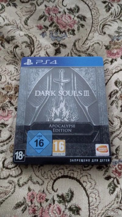 Лот: 12648652. Фото: 1. Dark Souls 3 steelbook ps4. Игры для консолей