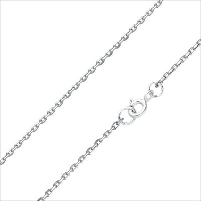 Лот: 23817133. Фото: 1. Серебряная цепочка Якорь с алмазной... Цепочки