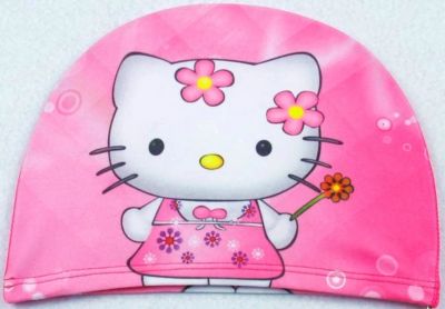 Лот: 13392088. Фото: 1. Шапочка «Hello Kitty» для плавания... Плавание