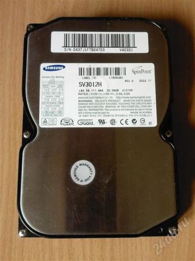 Лот: 2113280. Фото: 1. Samsung SV3012H /30GB/ (с бэдами... Жёсткие диски (HDD)