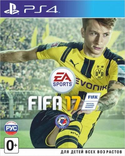 Лот: 9974269. Фото: 1. FIFA 17 PS4 Б/У. Игры для консолей