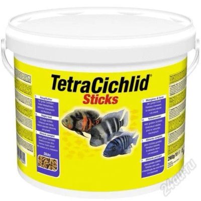 Лот: 2217080. Фото: 1. Корм для рыб Tetra Cichlid Sticks... Корма