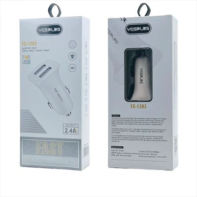 Лот: 22144997. Фото: 1. АЗУ YESPLUS YS-1203 2.4A 2*USB... Зарядные устройства, блоки питания, адаптеры сетевые для смартфонов