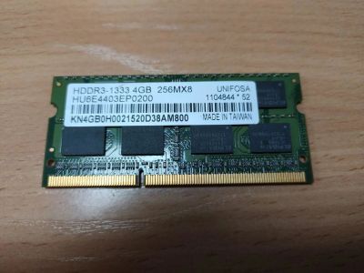 Лот: 15637477. Фото: 1. SO-DDR3 4gb 1333 mhz Elpida (память... Оперативная память