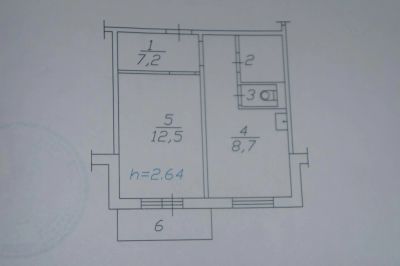 Лот: 9428050. Фото: 1. 1-к квартира с ремонтом. 5 этаж... Квартиры, студии