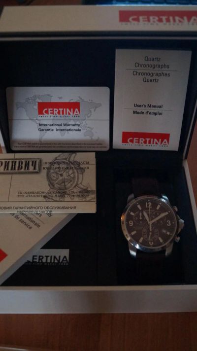 Лот: 6955846. Фото: 1. Часы хронограф Certina DS Podium... Оригинальные наручные часы