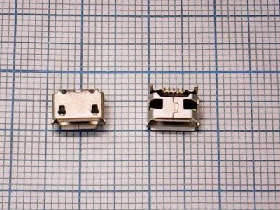Лот: 12287350. Фото: 1. Системный разъём №126 micro-USB. Разъёмы