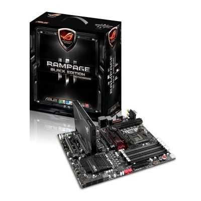 Лот: 9041893. Фото: 1. ASUS Rampage III Black Edition... Материнские платы