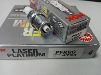 Лот: 6689971. Фото: 1. Свеча зажигания NGK 4793 PFR6G... Электрооборудование