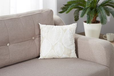 Лот: 24379296. Фото: 1. Подушка Linen Way Листья. Одеяла, подушки