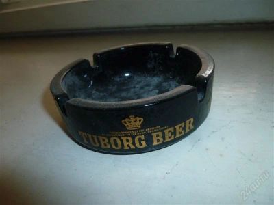 Лот: 1740377. Фото: 1. Пепельница Tuborg Beer. Другое (сувениры, подарки)