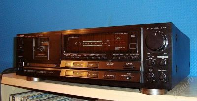 Лот: 2283606. Фото: 1. Кассетная дека aiwa xk-009. Кассетные деки, магнитофоны