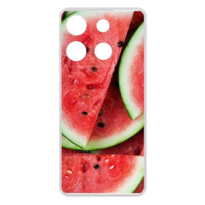 Лот: 25540112. Фото: 1. Чехол Krutoff Clear Case "Арбуз... Чехлы, бамперы
