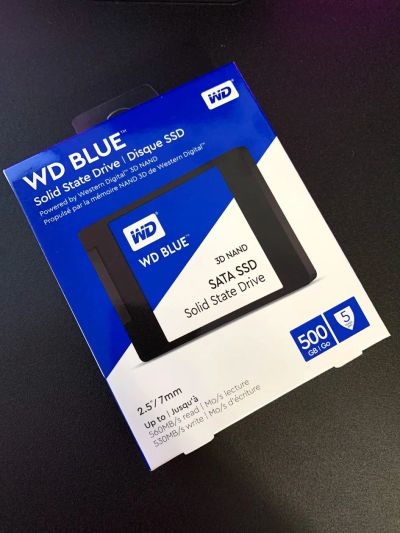 Лот: 14937800. Фото: 1. SSD Western Digital WD BLUE 500GB... SSD-накопители