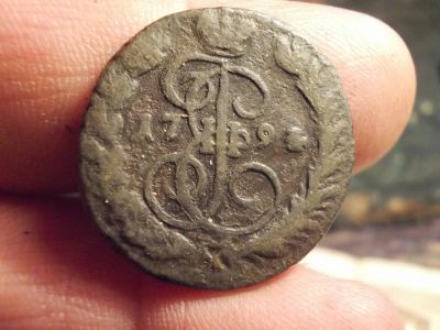 Лот: 15462353. Фото: 1. Очень редкая копейка 1794 года... Россия до 1917 года