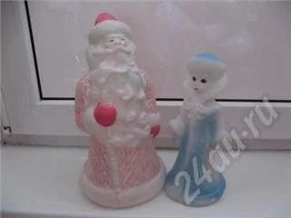 Лот: 293058. Фото: 1. Дед Мороз и Снегурочка под елочку. Другое (дети растут)
