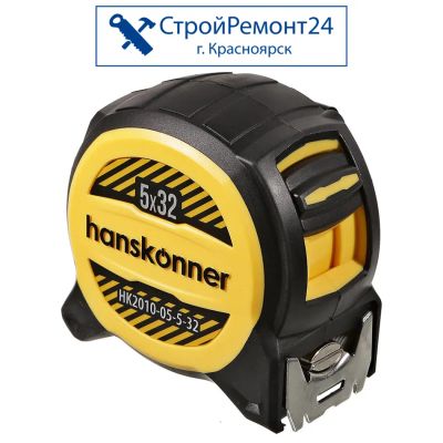 Лот: 25130365. Фото: 1. Рулетка Hanskonner магнитная 5... Ручной инструмент