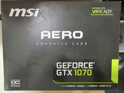 Лот: 19225942. Фото: 1. Видеокарта GTX 1070 8GB. Видеокарты
