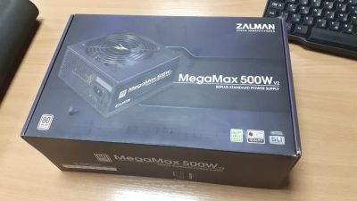 Лот: 19911711. Фото: 1. Блок питания 500w Zalman MegaMax... Корпуса, блоки питания
