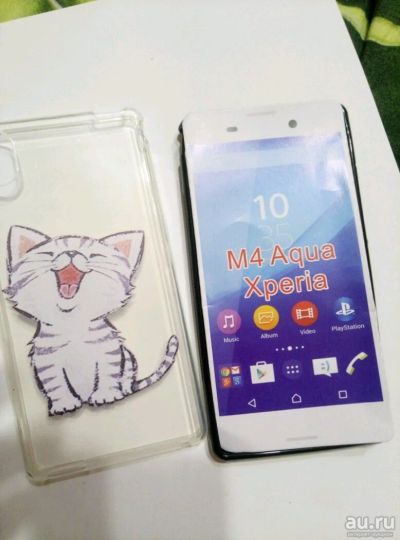 Лот: 13408413. Фото: 1. Чехол Sony Xperia m4 aqua. Чехлы, бамперы