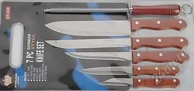 Лот: 1261710. Фото: 1. Набор ножей Sterling 6 предметов... Столовые приборы, ножи