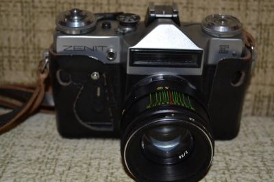 Лот: 8184892. Фото: 1. (Рабочий) Фотоаппарат Зенит Е. Плёночные зеркальные