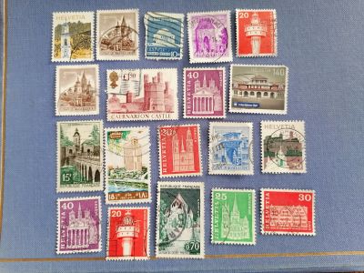 Лот: 25090603. Фото: 1. Марки иностранные. Архитектура... Марки