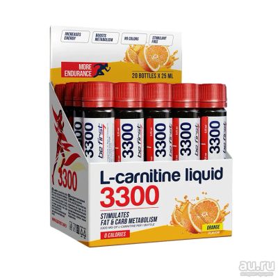 Лот: 16274834. Фото: 1. L-Carnitine 3300 мг 1 питьевых... Спортивное питание, витамины