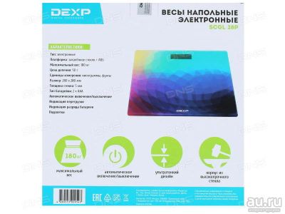 Лот: 14555029. Фото: 1. Новые Весы DEXP SCGL-28P [электронные... Остальная техника