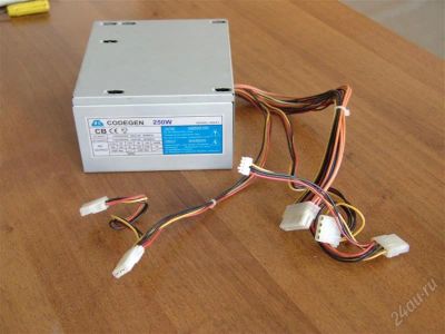 Лот: 2428565. Фото: 1. блок питания 250w codegen. Корпуса, блоки питания