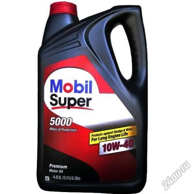 Лот: 6232917. Фото: 1. MOBIL SUPER 5000 10W-40 Масло... Масла, жидкости