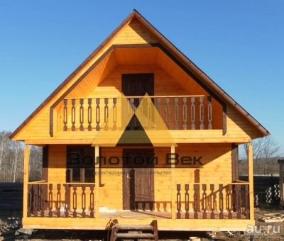 Лот: 15770825. Фото: 1. Строительство бани 4.5х6 с террасой... Срубы, бани, дома