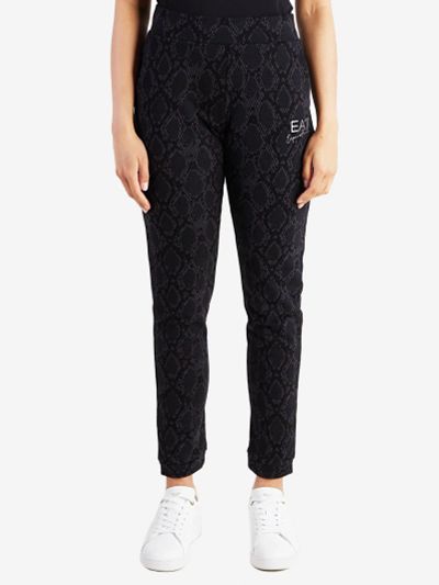 Лот: 23643354. Фото: 1. Брюки женские EA7 Trouser, Черный. Спортивные брюки, штаны
