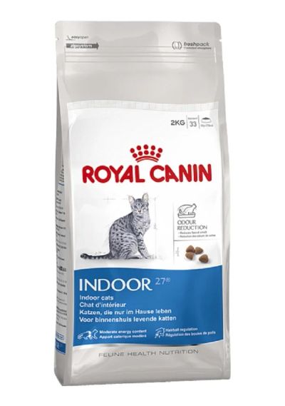 Лот: 4950035. Фото: 1. Корм Royal Canin Indoor 27 для... Корма