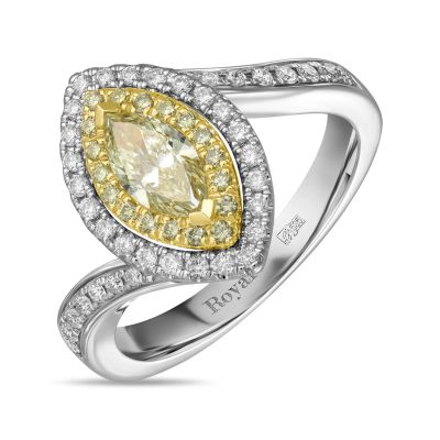 Лот: 24357725. Фото: 1. Кольцо с бриллиантами. Кольца, перстни
