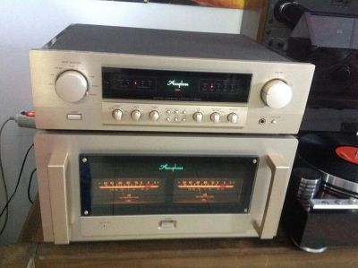 Лот: 11048366. Фото: 1. Accuphase P-1000,C-2000. Усилители, эквалайзеры