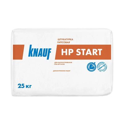 Лот: 19501216. Фото: 1. Штукатурка гипсовая Knauf HP Start... Смеси, шпатлевки, цемент